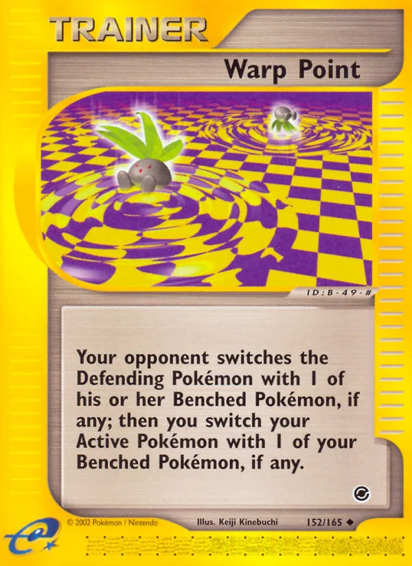 Warp Point Pokemon card