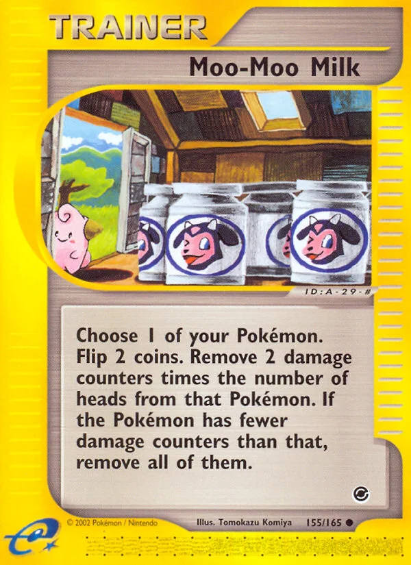 Moo-Moo Milk Pokemon card
