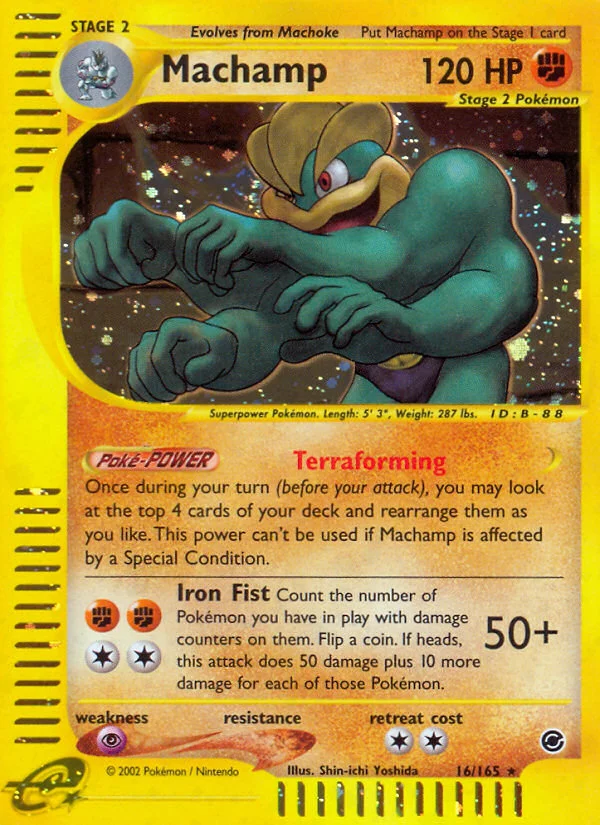 Machamp Pokemon card