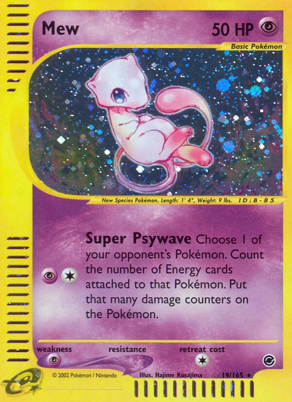Mew Pokemon card