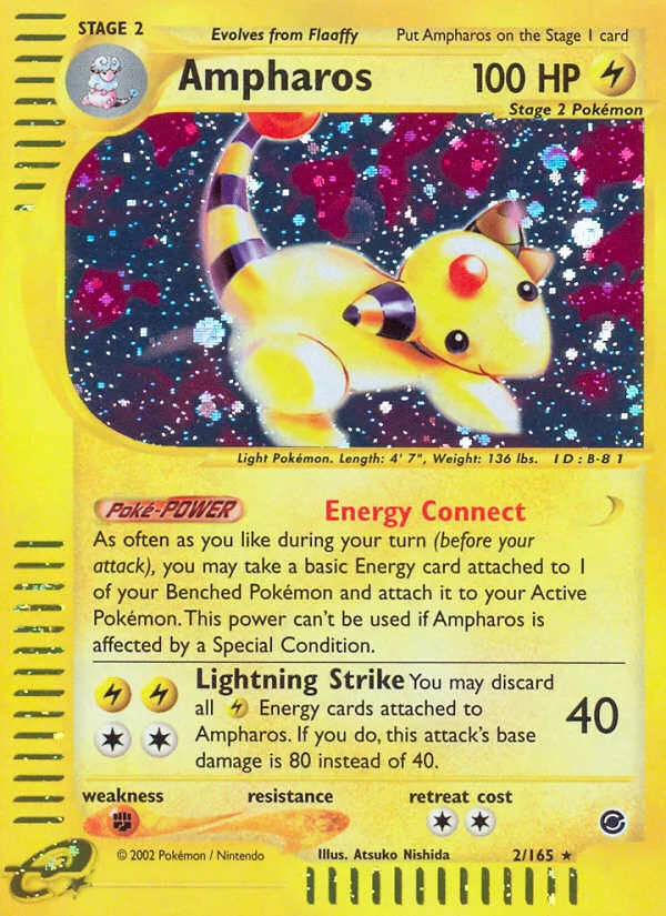 Ampharos Pokemon card