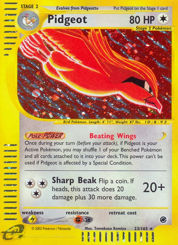 Pidgeot Pokemon card