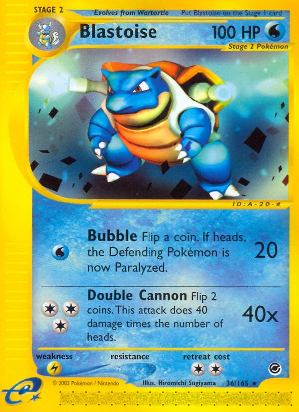 Blastoise Pokemon card