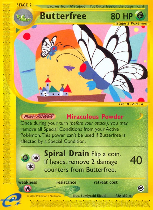 Butterfree Pokemon card