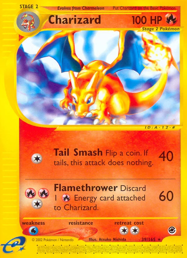 Charizard Pokemon card