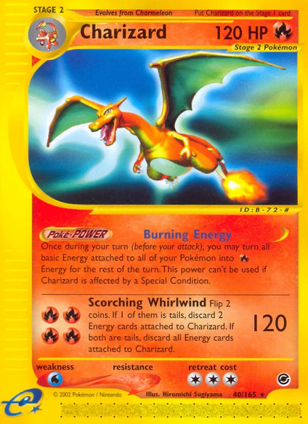 Charizard Pokemon card