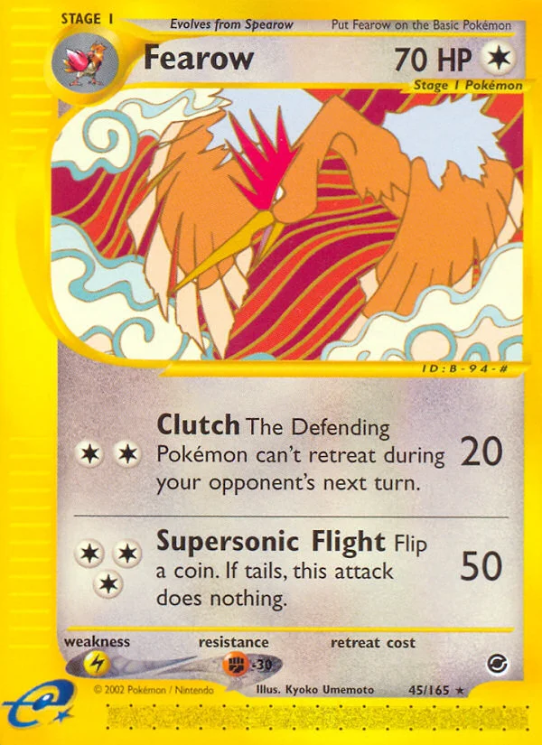 Fearow Pokemon card