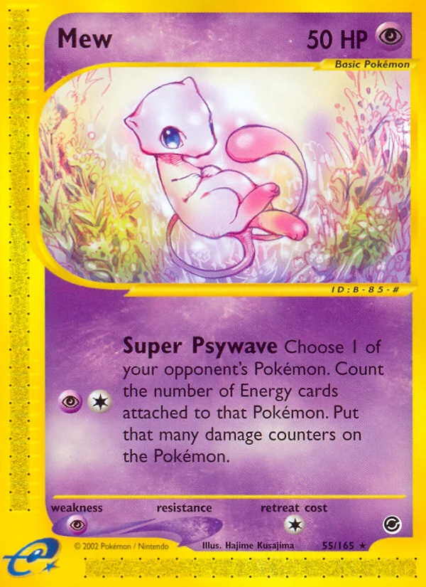 Mew Pokemon card