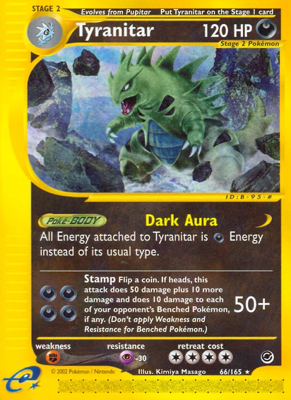 Tyranitar Pokemon card