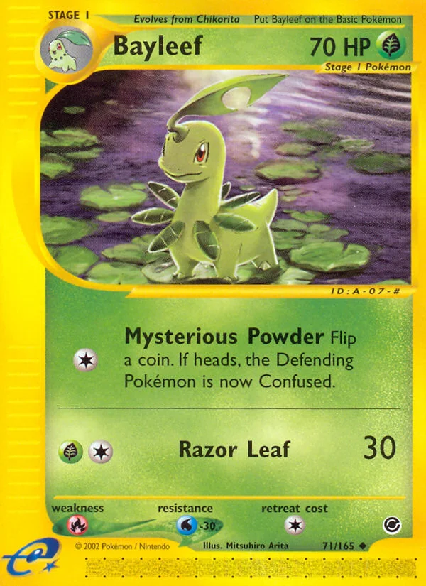 Bayleef Pokemon card