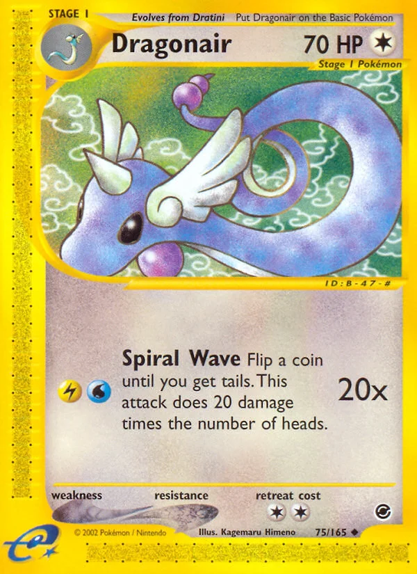 Dragonair Pokemon card