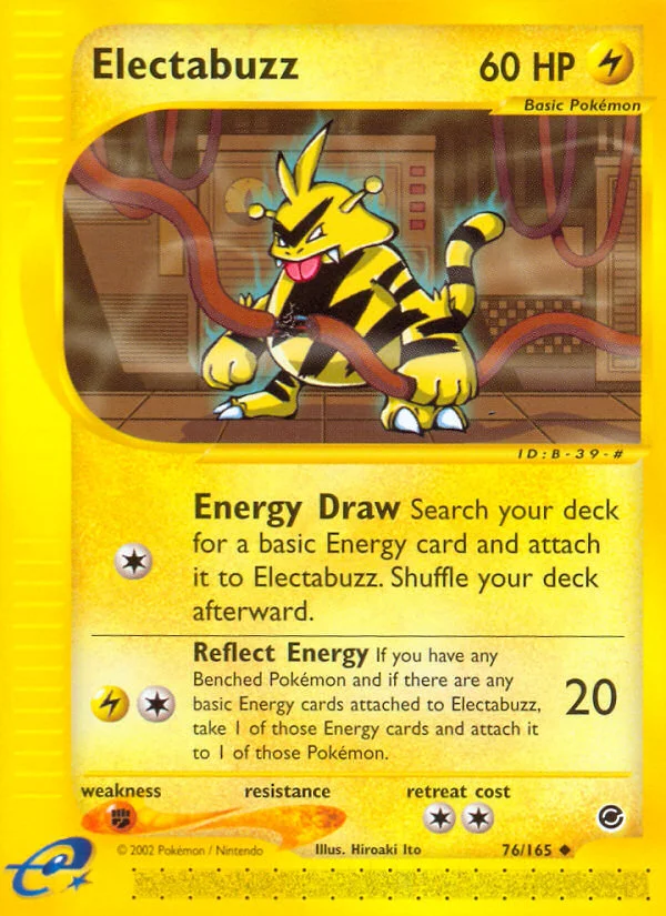 Electabuzz Pokemon card