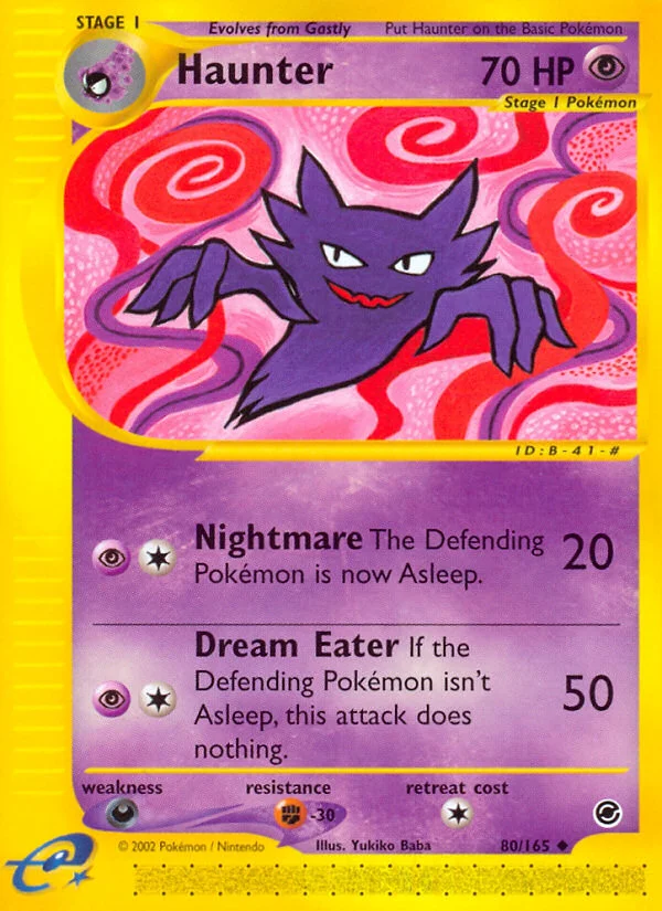 Haunter Pokemon card