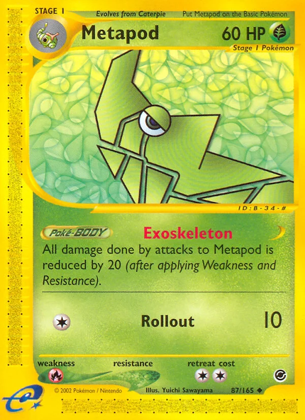 Metapod Pokemon card