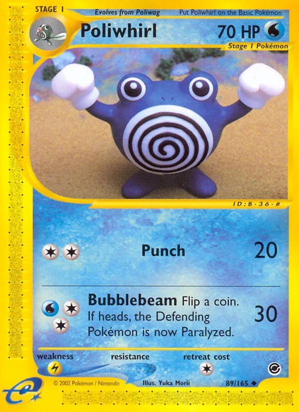 Poliwhirl Pokemon card