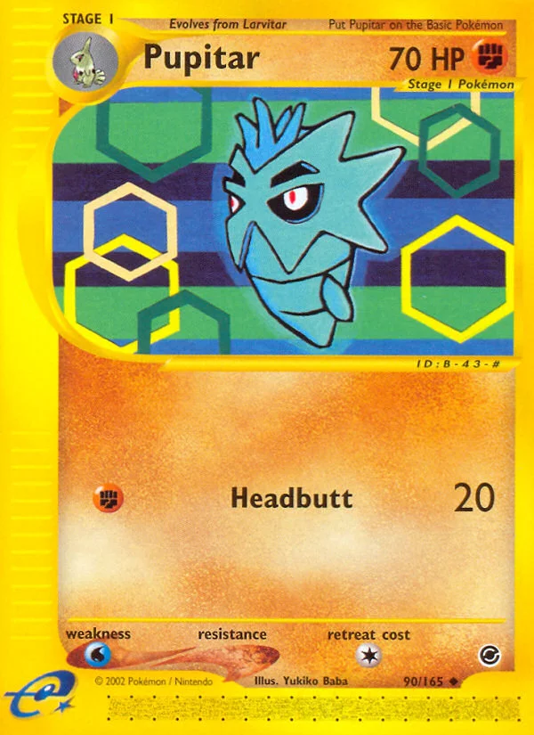 Pupitar Pokemon card