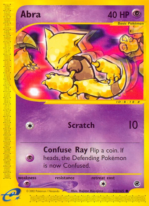 Abra Pokemon card