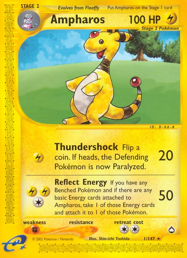 Ampharos Pokemon card