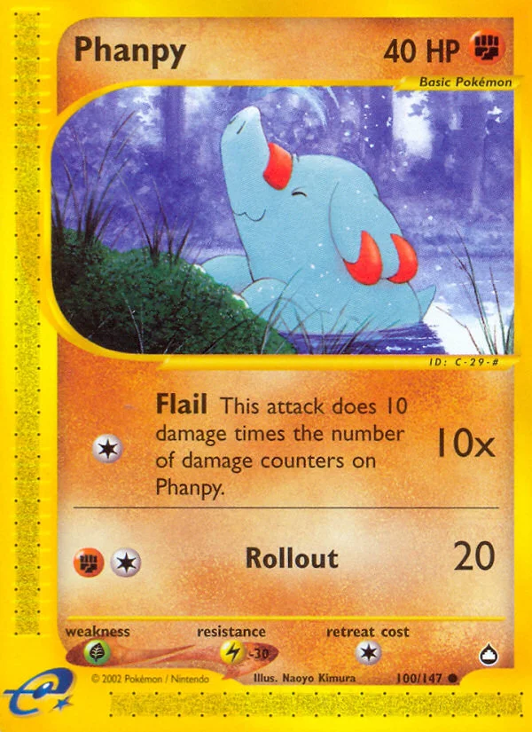 Phanpy Pokemon card