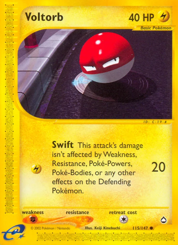 Voltorb Pokemon card