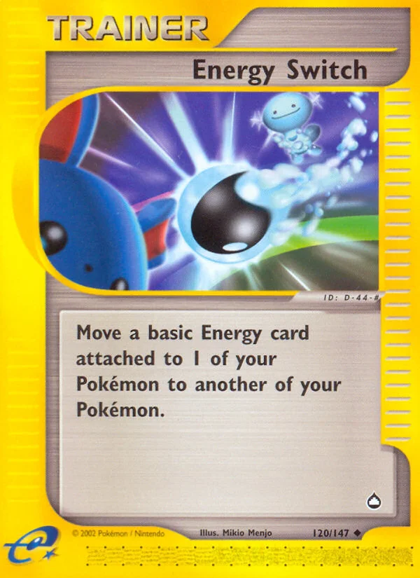Energy Switch Pokemon card