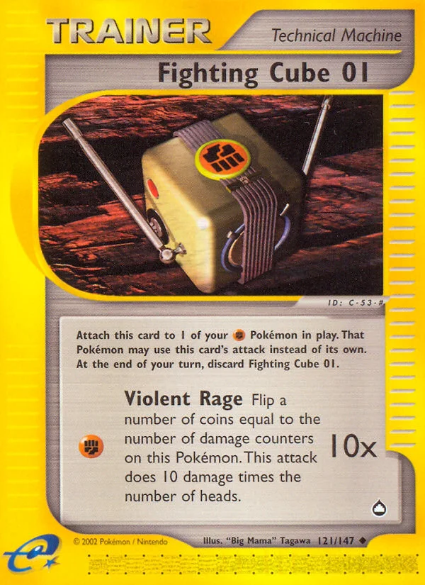 Fighting Cube 01 Pokemon card