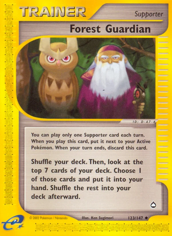 Forest Guardian Pokemon card