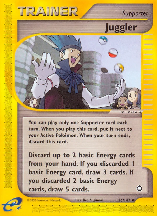 Juggler Pokemon card