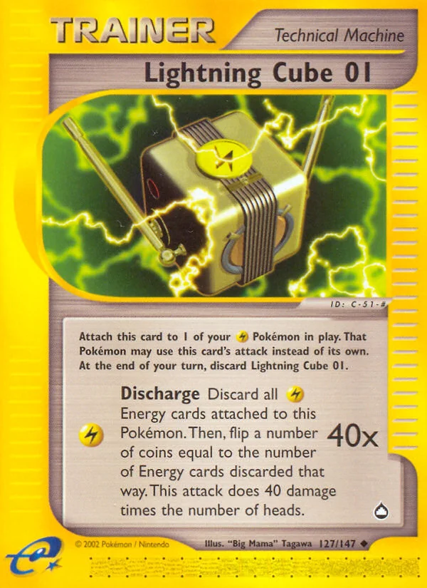 Lightning Cube 01 Pokemon card