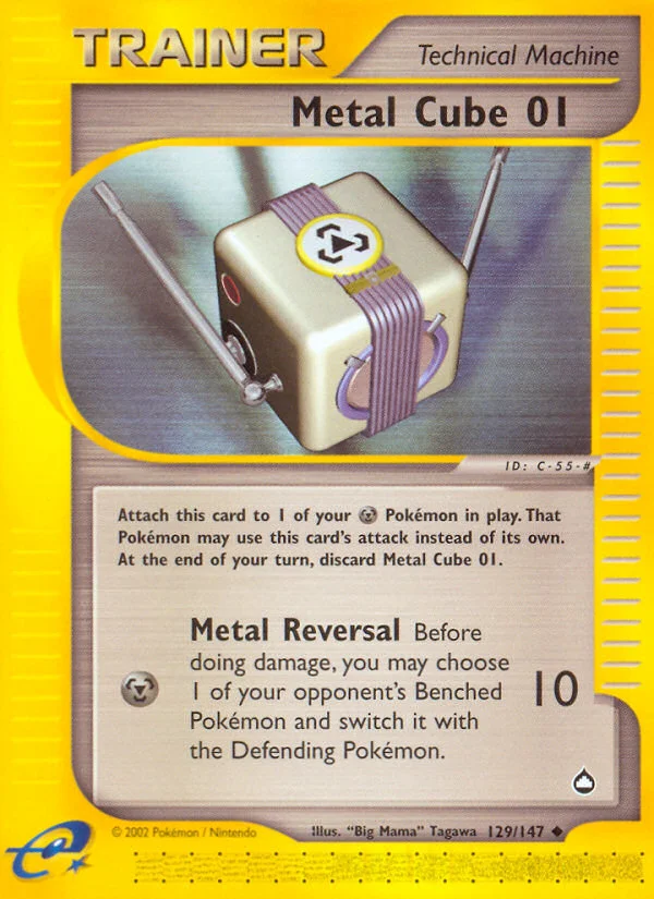 Metal Cube 01 Pokemon card