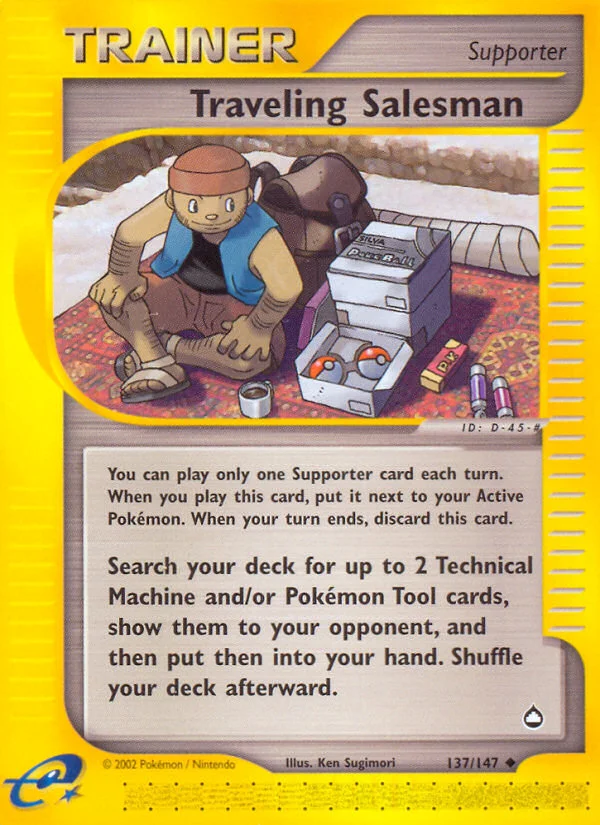 Traveling Salesman Pokemon card
