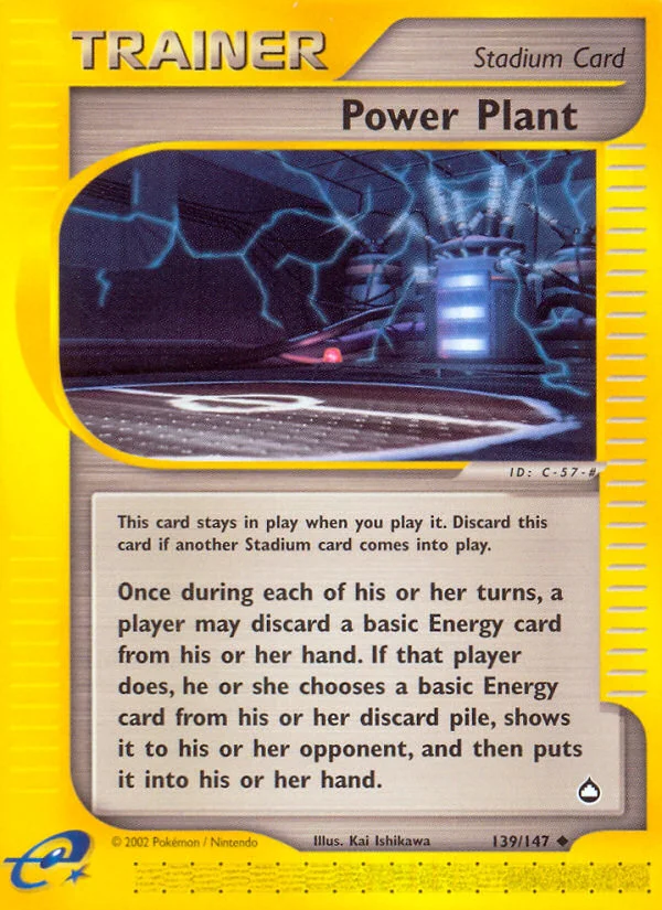 Power Plant Pokemon card