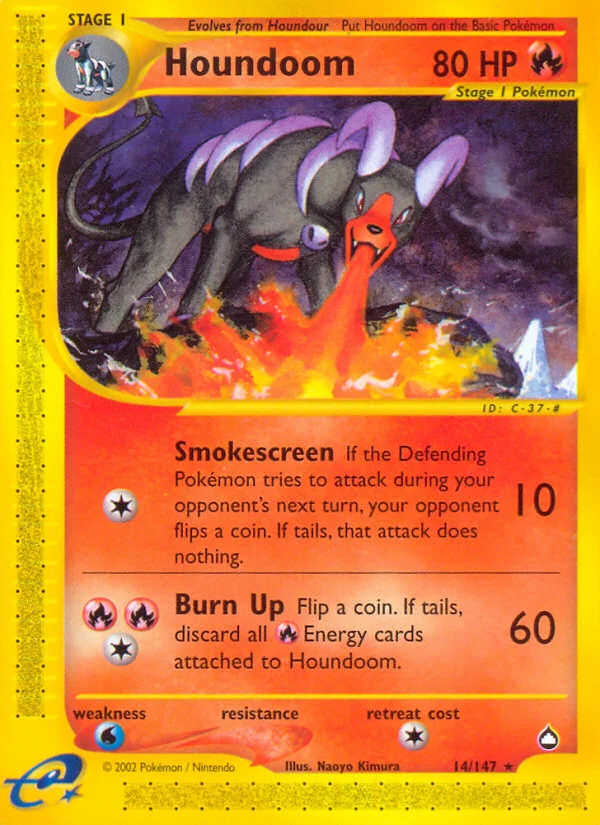 Houndoom Pokemon card