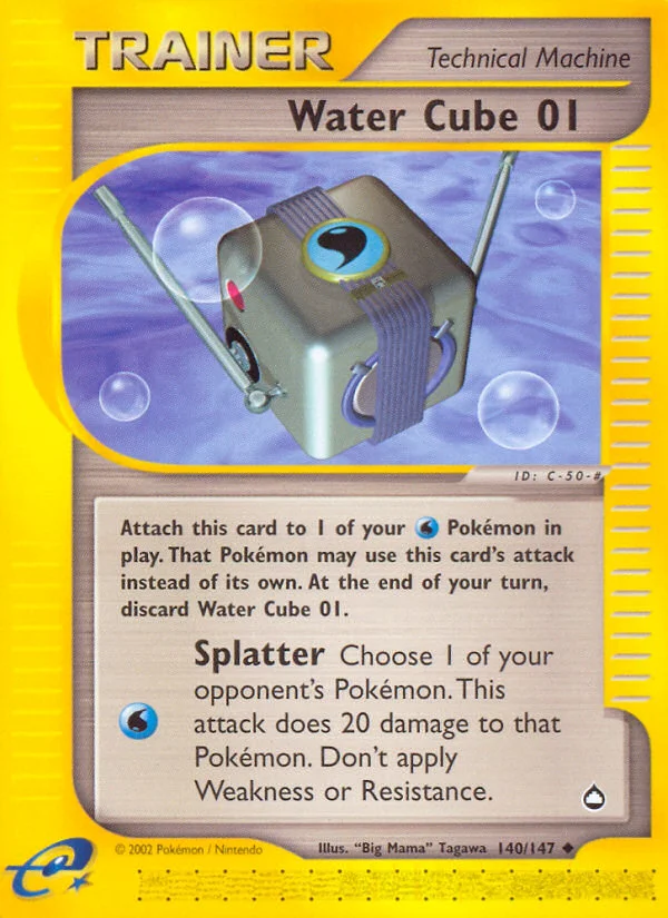Water Cube 01 Pokemon card