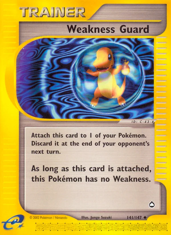 Weakness Guard Pokemon card