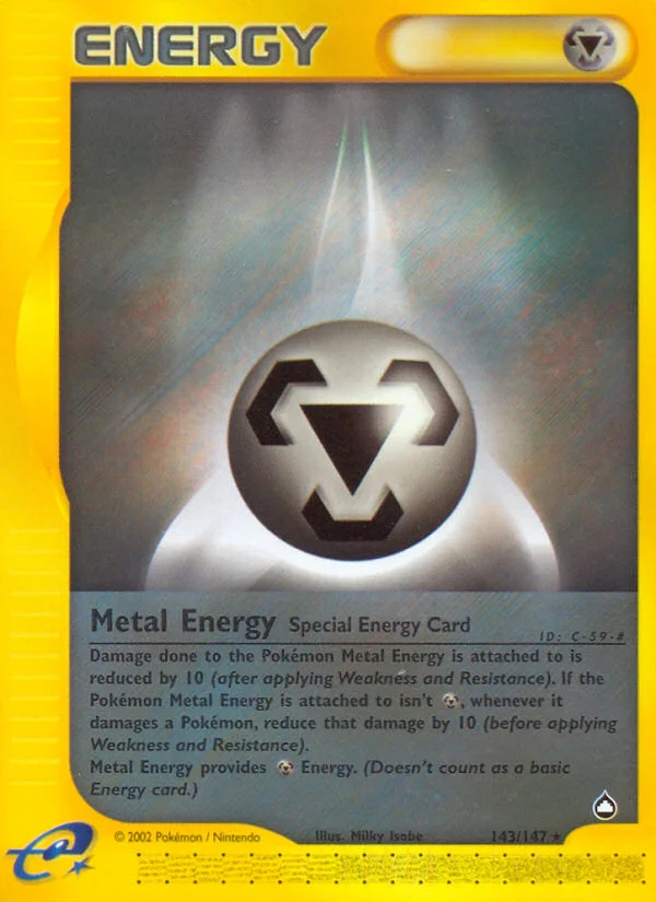Metal Energy Pokemon card