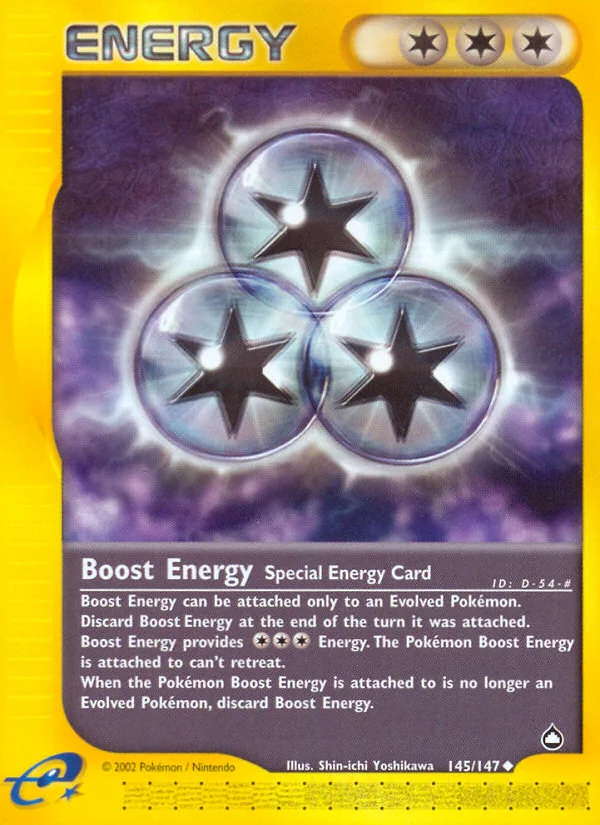 Boost Energy Pokemon card