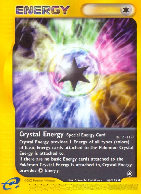 Crystal Energy Pokemon card