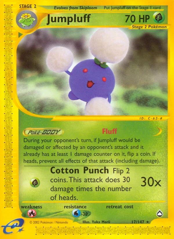 Jumpluff Pokemon card