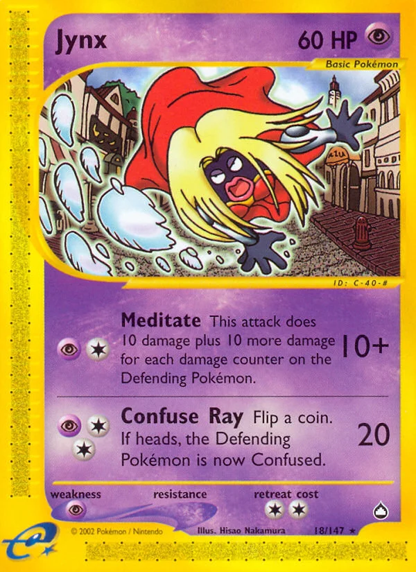 Jynx Pokemon card