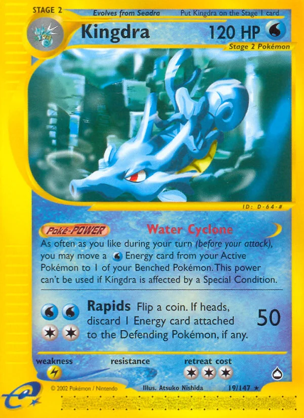 Kingdra Pokemon card