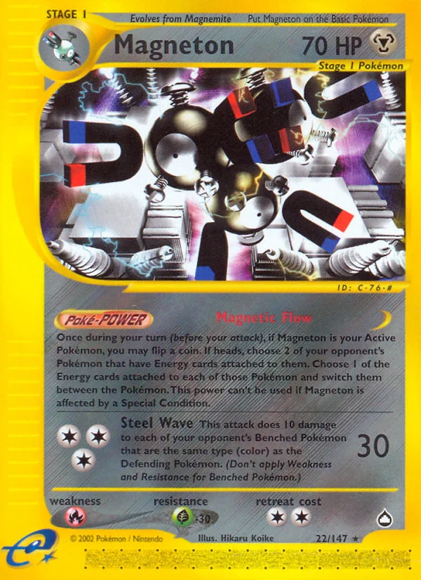 Magneton Pokemon card