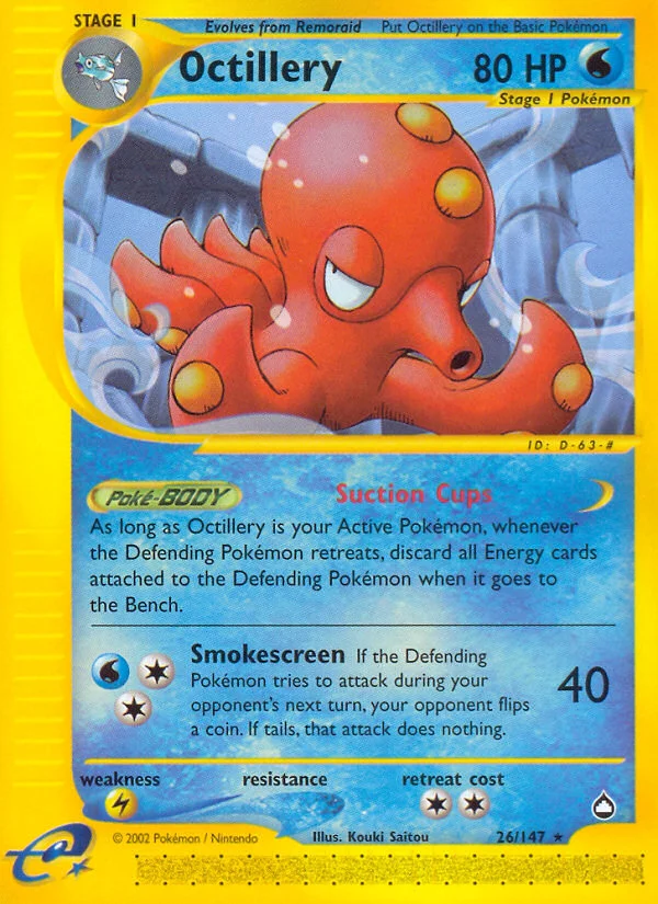 Octillery Pokemon card