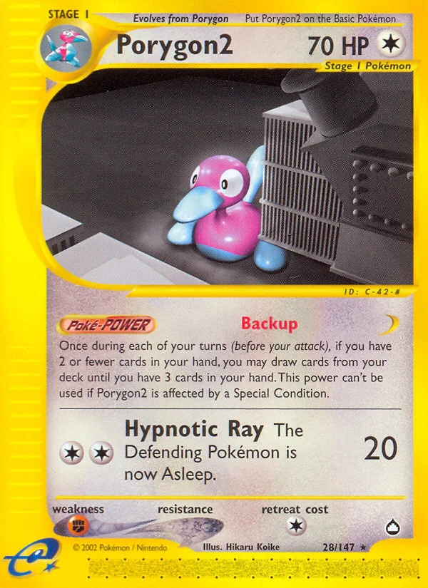 Porygon2 Pokemon card