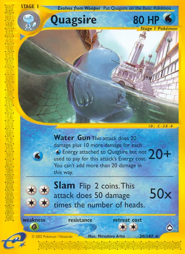 Quagsire Pokemon card