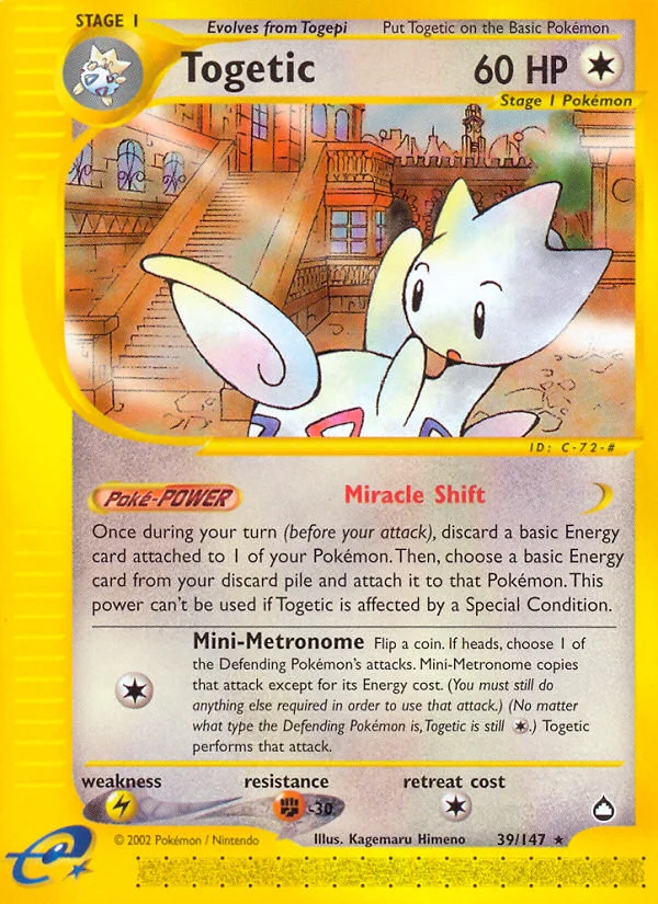 Togetic Pokemon card