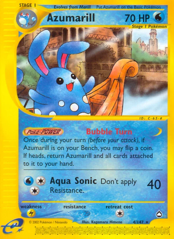 Azumarill Pokemon card