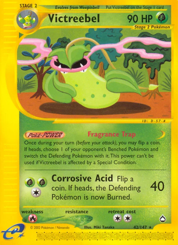 Victreebel Pokemon card