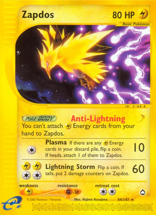 Zapdos Pokemon card