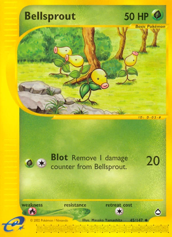 Bellsprout Pokemon card